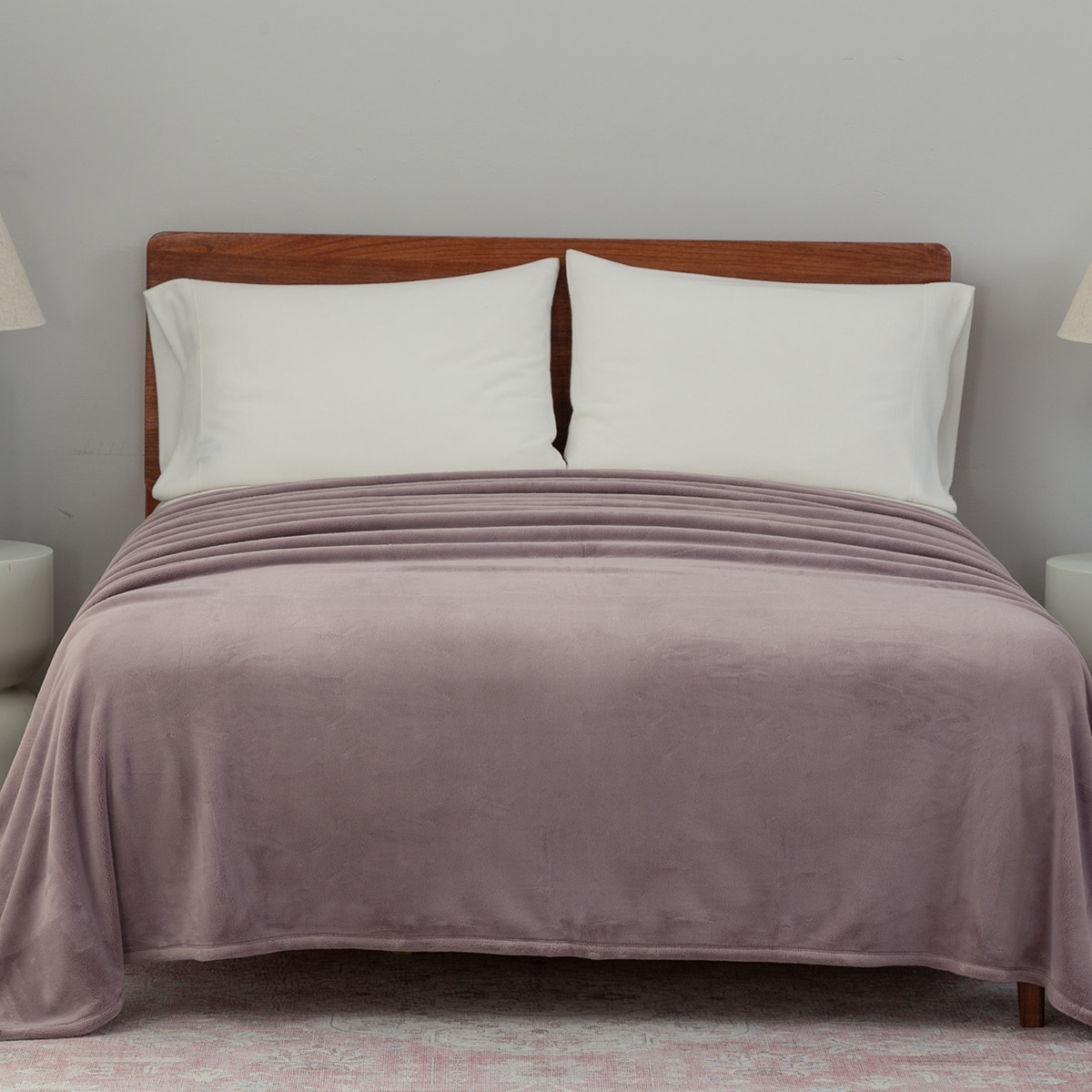 Berkshire 럭스 로프트 담요 249 x 234cm - 퍼플 Berkshire 럭스 로프트 담요 249 x 234cm - 퍼플