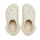 크록스 성인 바야 라인드 퍼즈 스트랩 클로그 - 윈터화이트