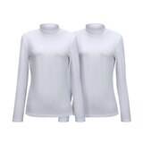 푸마 쿨메이트 긴소매티 2P - 화이트/화이트, L(100)