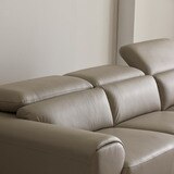 사트바 이태리 마스뜨로또 4인 소파 - 다크그레이