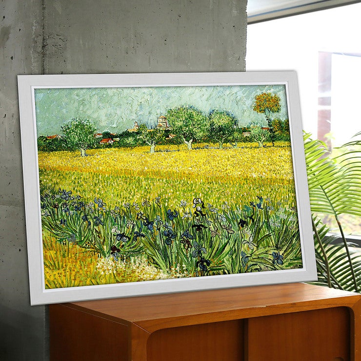 지클레 명화 110 x 86cm - 고흐, 아이리스가 있는 아를의 풍경 지클레 명화 110 x 86cm - 고흐, 아이리스가 있는 아를의 풍경