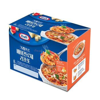 KRAFT 베이컨로제 리조또 250g x 8