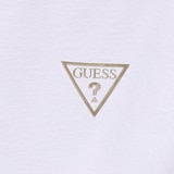 게스 여성 쿨 브이넥 반소매 티셔츠 - 화이트, M