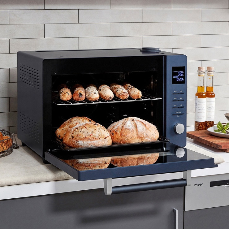 위즈웰 인헨스 스팀 오븐 40L WOP100 - 블루