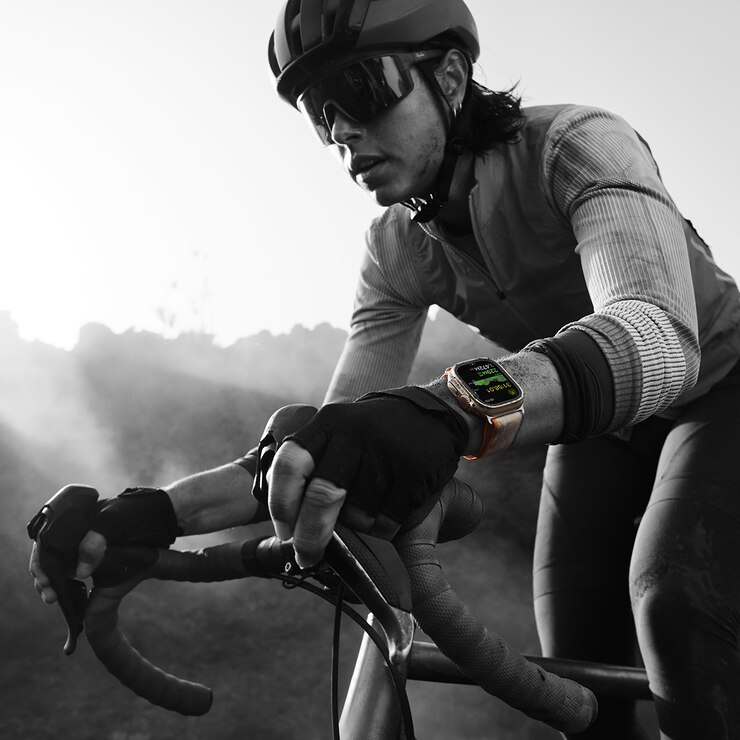 Apple Watch 울트라 2 내추럴티타늄 올리브 알파인루프S