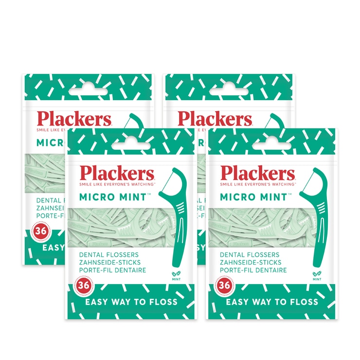 Plac 2rs Micro Mint Floss 36ct x 4pk 600115