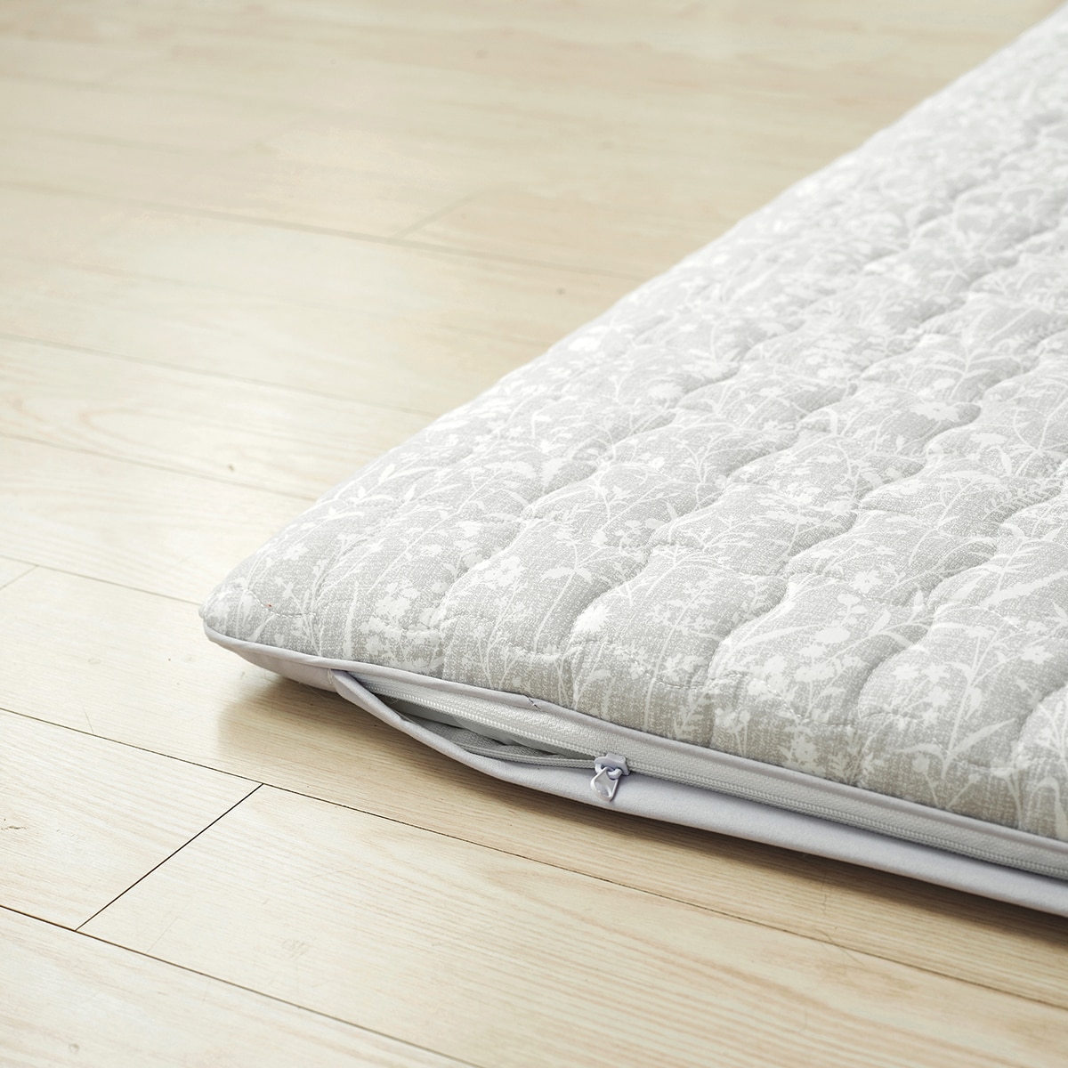 에이프릴앳홈 순면 누빔 워싱 면 요 - 싱글, 그레이(린츠)