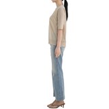 보니스팍스 여성 브이넥 풀오버 니트 - 베이지, L