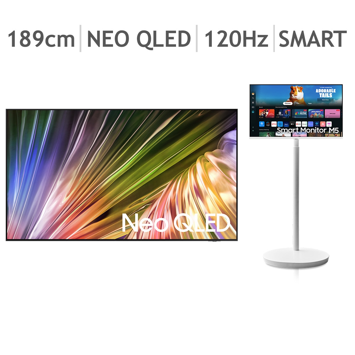 삼성 Neo QLED TV KQ75QND87AFXKR 189cm (75)+무빙 스타일 - 벽걸이형