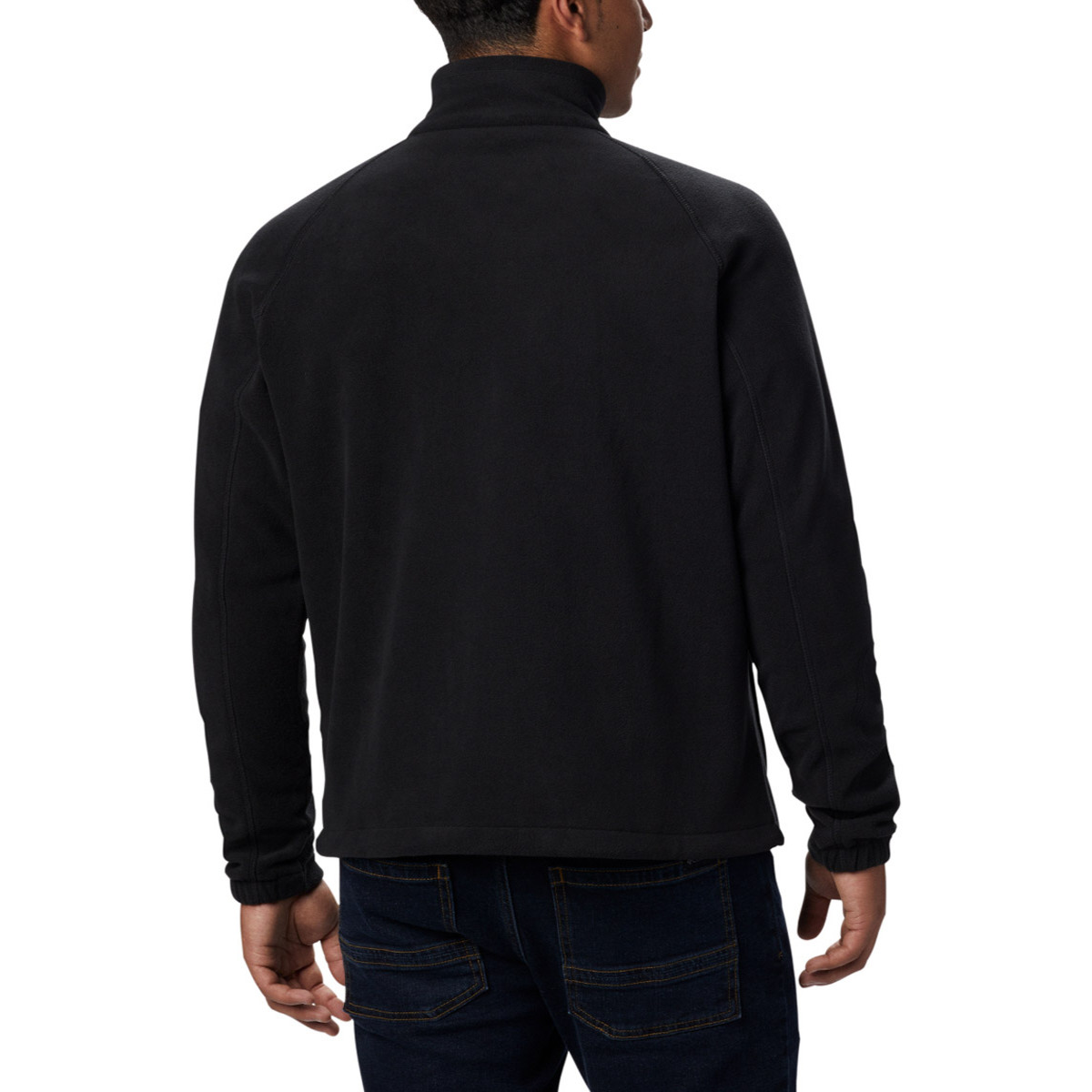 컬럼비아 남성 플리스 집업 재킷 - 블랙, XL