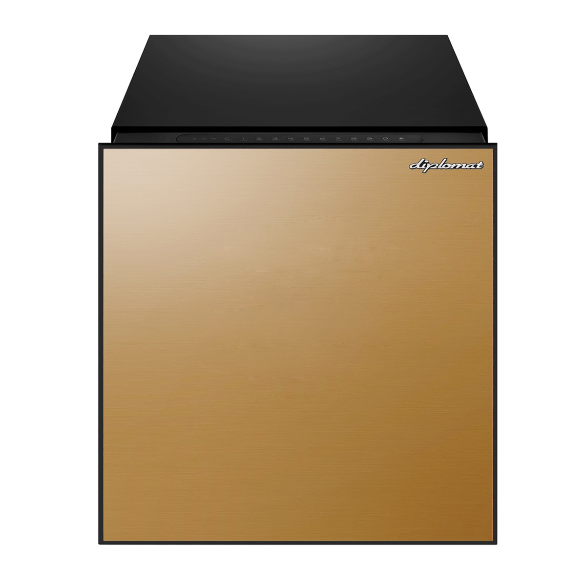 디프로매트 프리미엄 금고 36L HN500 - 바디 블랙, 패널 골드