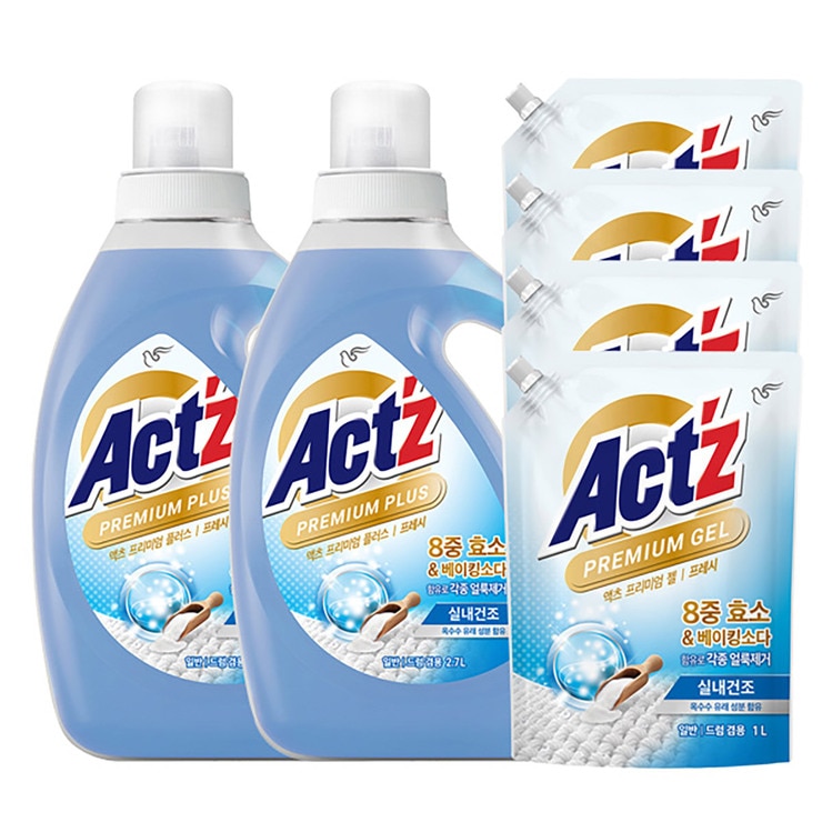 액츠 프리미엄 젤 프레쉬 2.7L x 2 + 1L x 4 액츠 프리미엄 젤 프레쉬 2.7L x 2 + 1L x 4