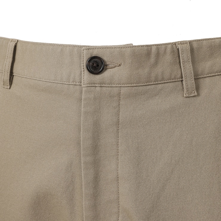 쿨트 남성 면 스판 바지 - 베이지, 30