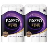 파세오 로얄버진 화장지 3겹 30m x 30롤 x 2