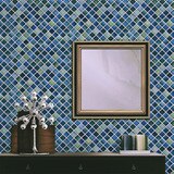 디아이디 매직 스티커 DIY 벽지 53cm x 10m x 6롤 - 블루 타일