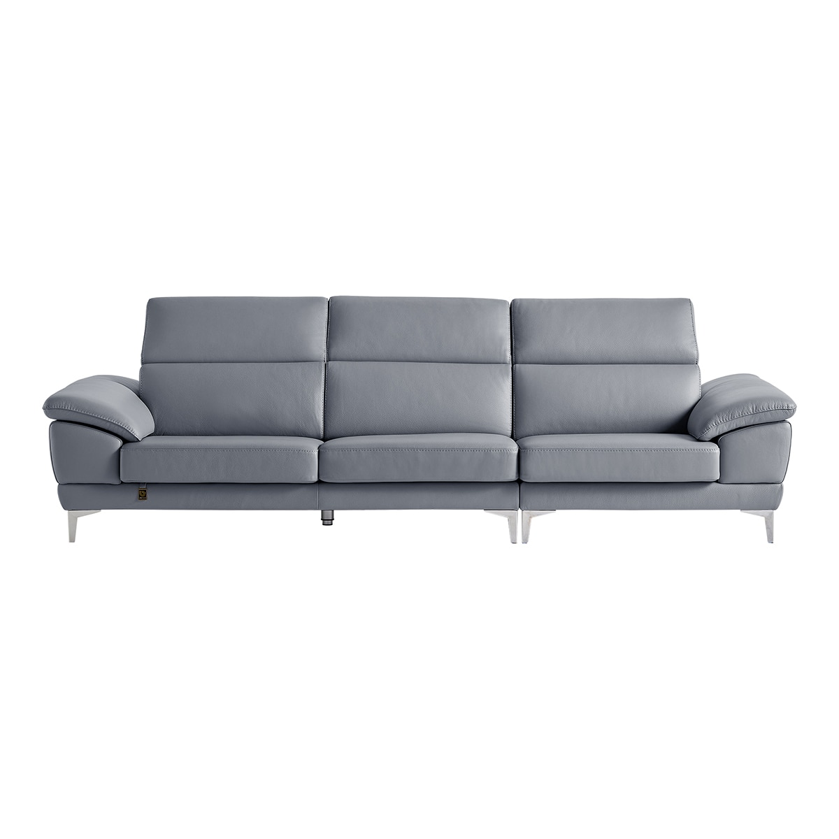 다우닝 마티에 헤드레스트 전체천연가죽 소파 4인