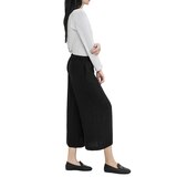 보니스팍스 여성 소프트 밴딩 팬츠 - 블랙