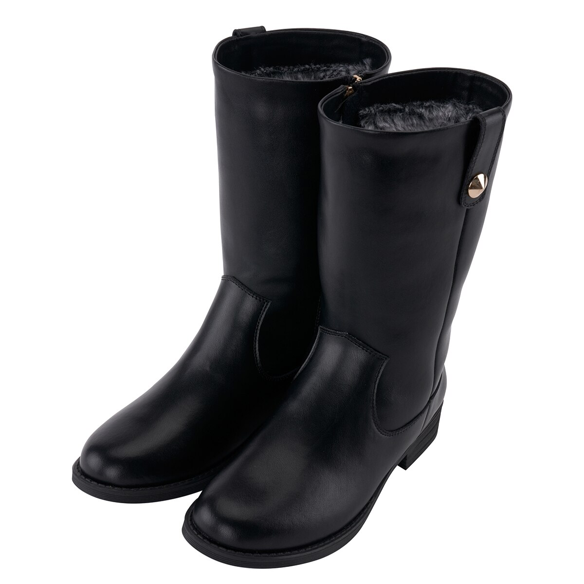 엘리자베스 스튜어트 웨스턴 하프 퍼부츠 블랙, 245mm 코스트코 코리아