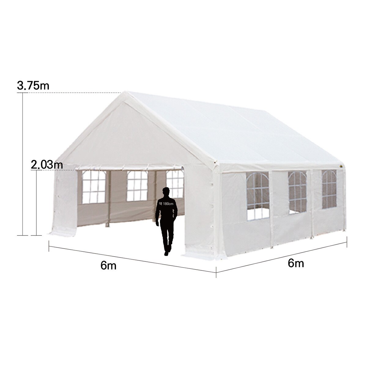 타카쇼 6.0x6.0m 대형천막