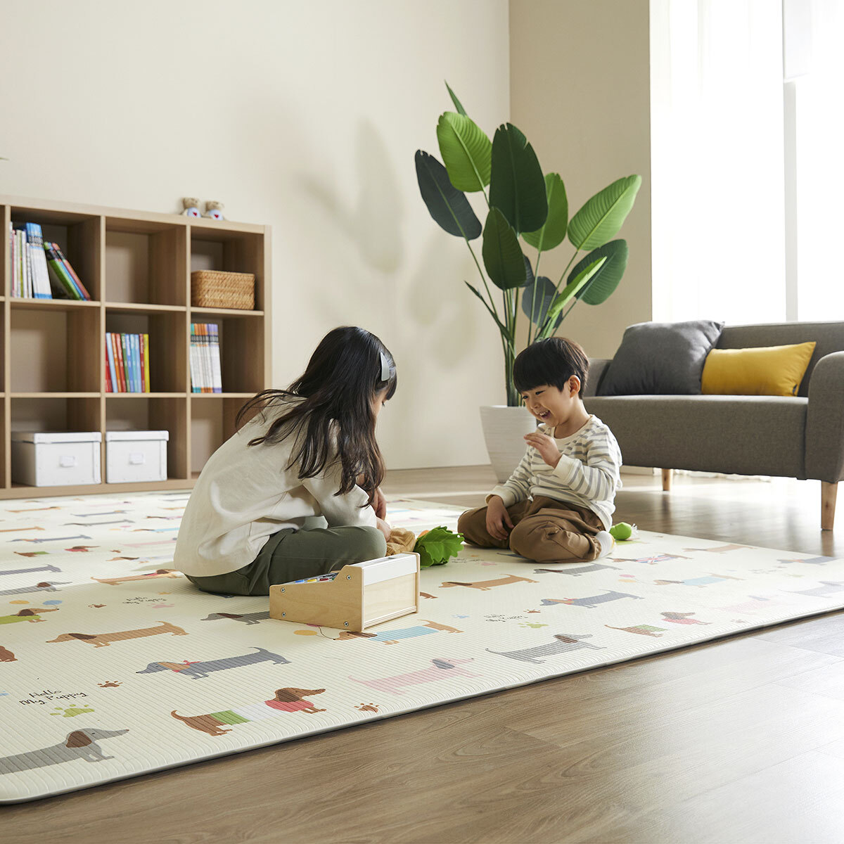 고려화학 PVC 놀이방 매트 230 X 140 X 1.5cm - 헬로퍼피