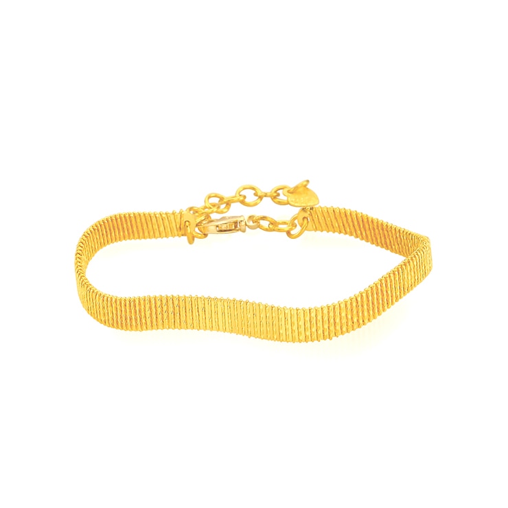 24k Wave Belt Bracelet 667566