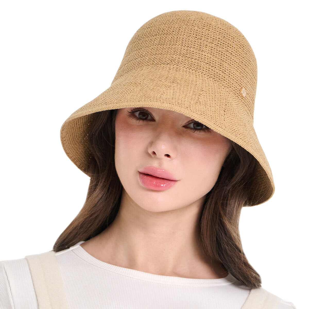 안드레아바나 여성 모자 - 베이지
