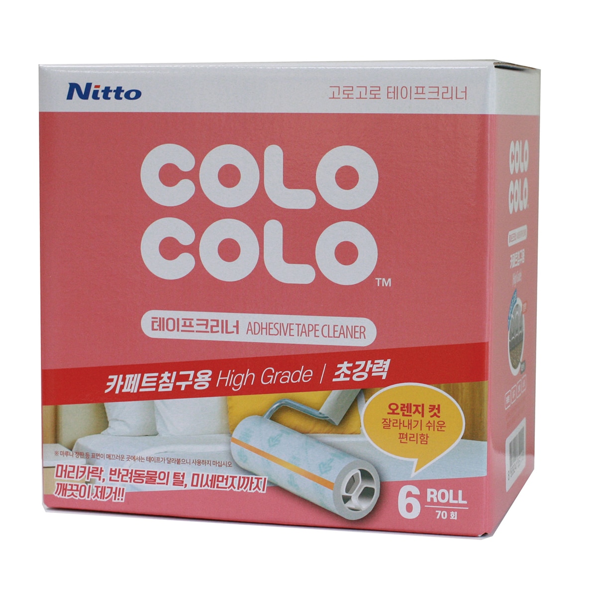 고로고로 테이프클리너 리필 6EA - 카페트침구용