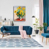 지클레 그림 액자 (80 x 60cm 또는 60 x 80cm) - 모네, 해바라기