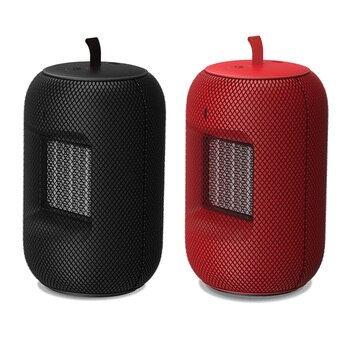 코끼리 PTC 전기 온풍기 2팩 KHT-800MINI - 블랙+레드