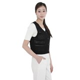 베네뜨 여성 크로셰 니트 베스트 - 블랙