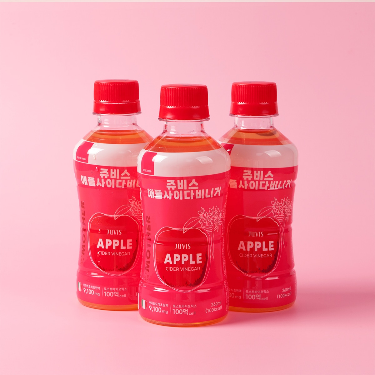 쥬비스 애플 사이다 비니거 260ml x 24