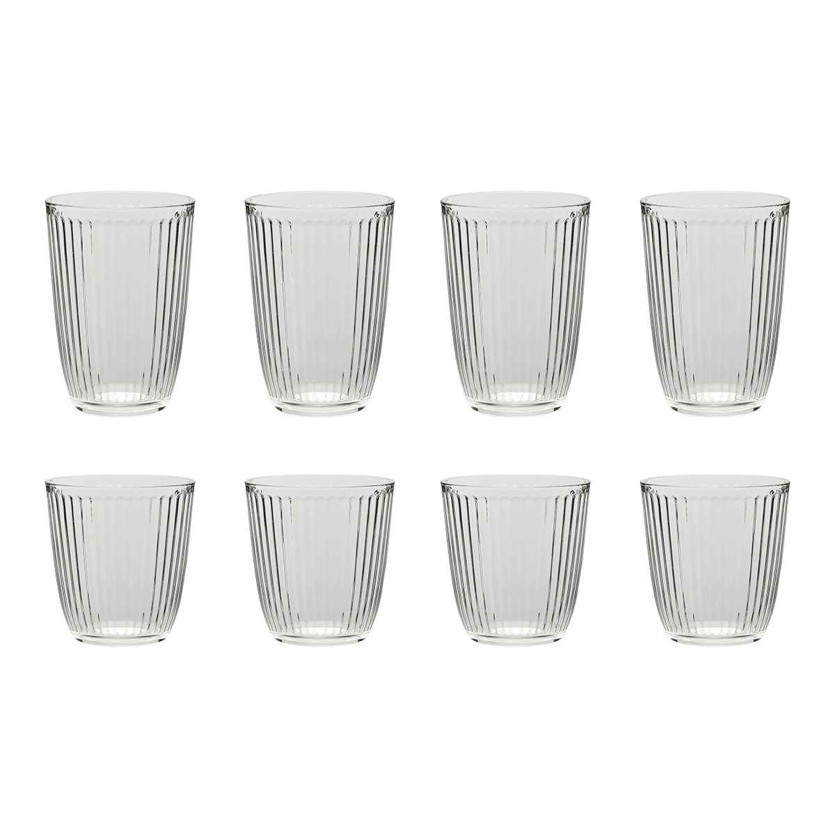 메종오브제 몬즈 플리츠 글라스 세트 8P