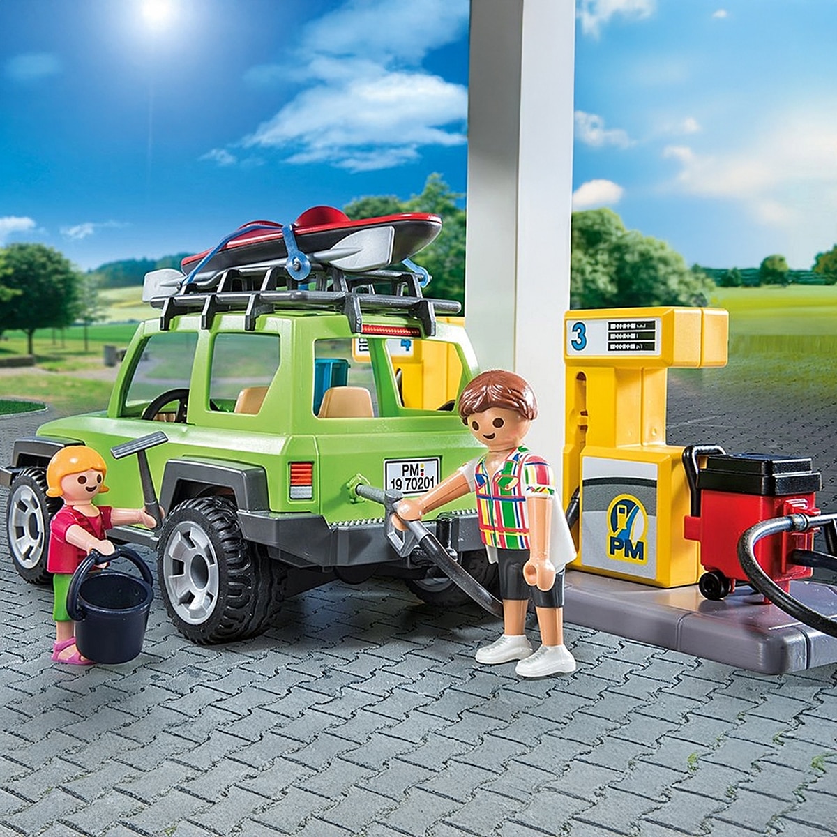 플레이모빌 시티 라이프 주유소 70201