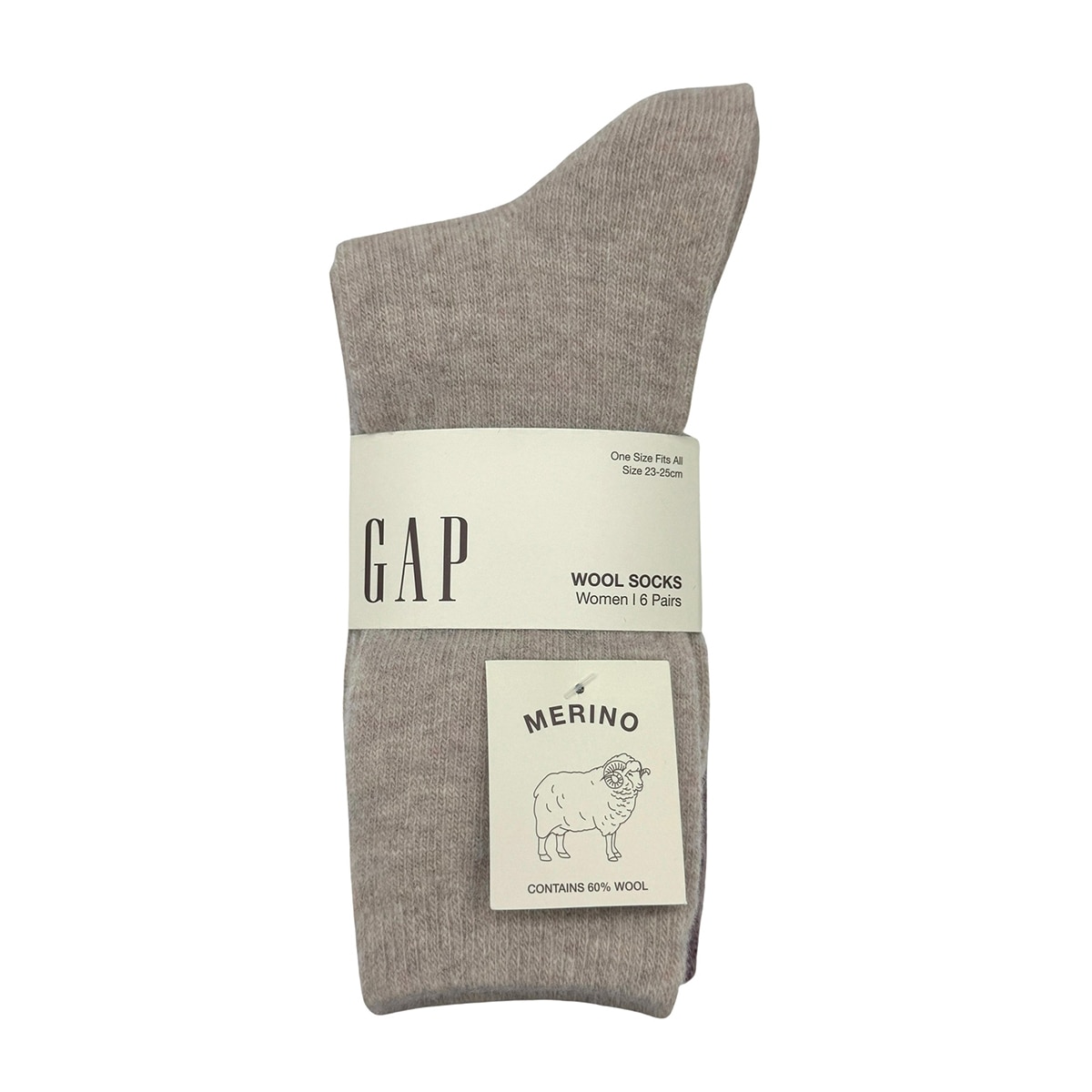 갭 여성 메리노 울양말 6족 - 솔리드팩
