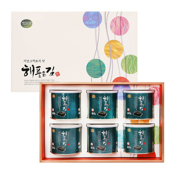 바다소리 해품은 김 6캔 선물세트 x  5세트