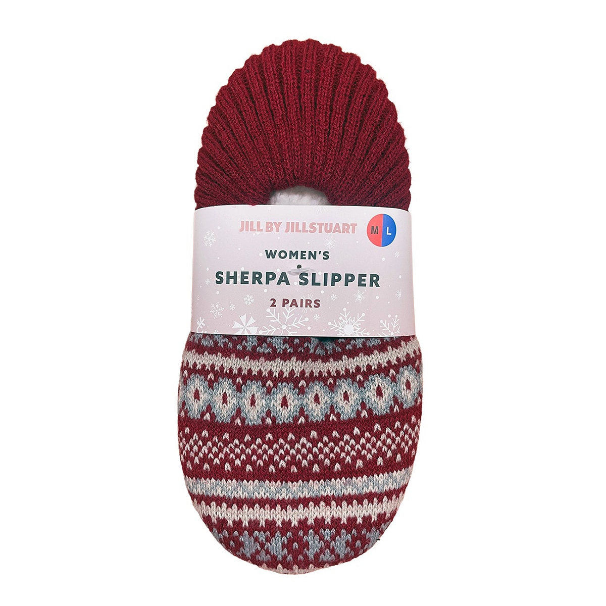 질바이질스튜어트 쉐르파 덧신 2족 - C팩(레드/블랙)