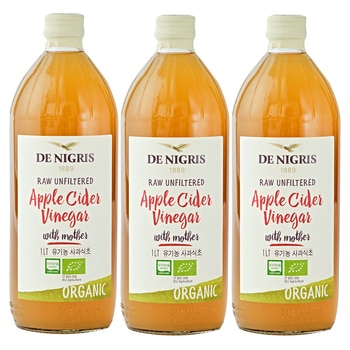 De Nigris 유기농사과식초1L x 3