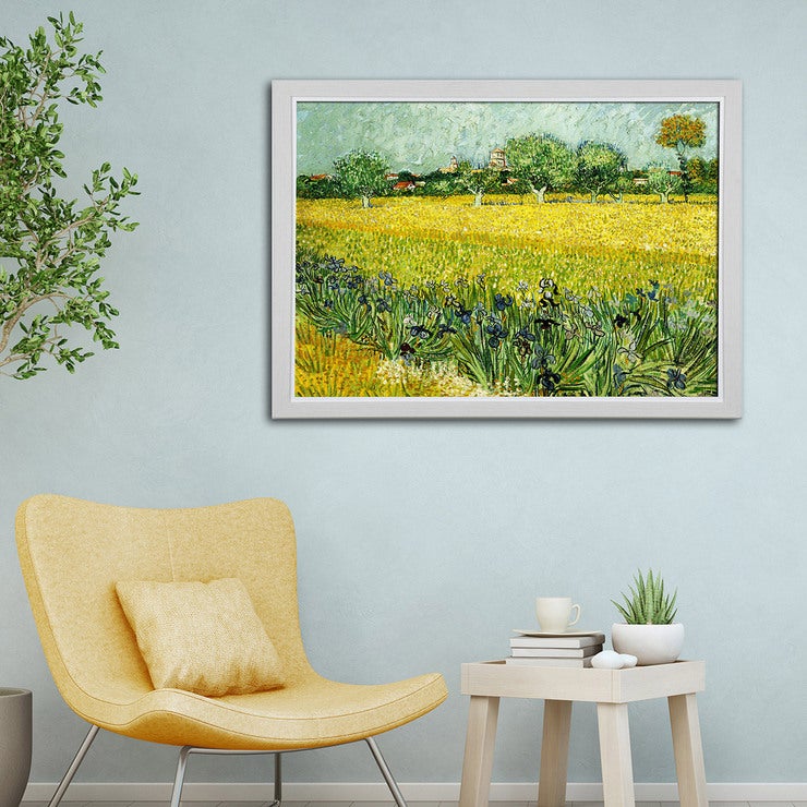 지클레 명화 110 x 86cm - 고흐, 아이리스가 있는 아를의 풍경 지클레 명화 110 x 86cm - 고흐, 아이리스가 있는 아를의 풍경