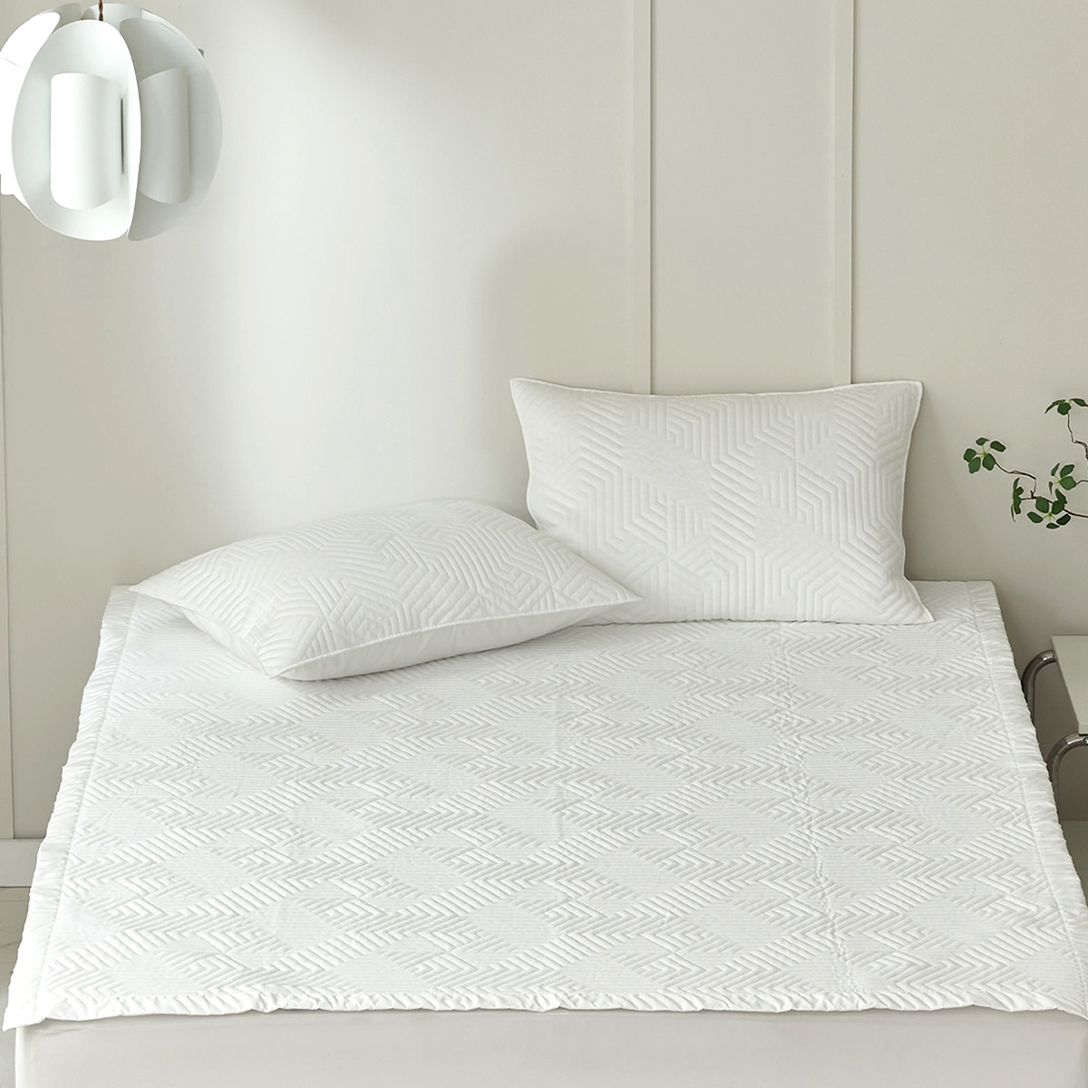 알러텍트 아이스 베개 커버 2P - 화이트