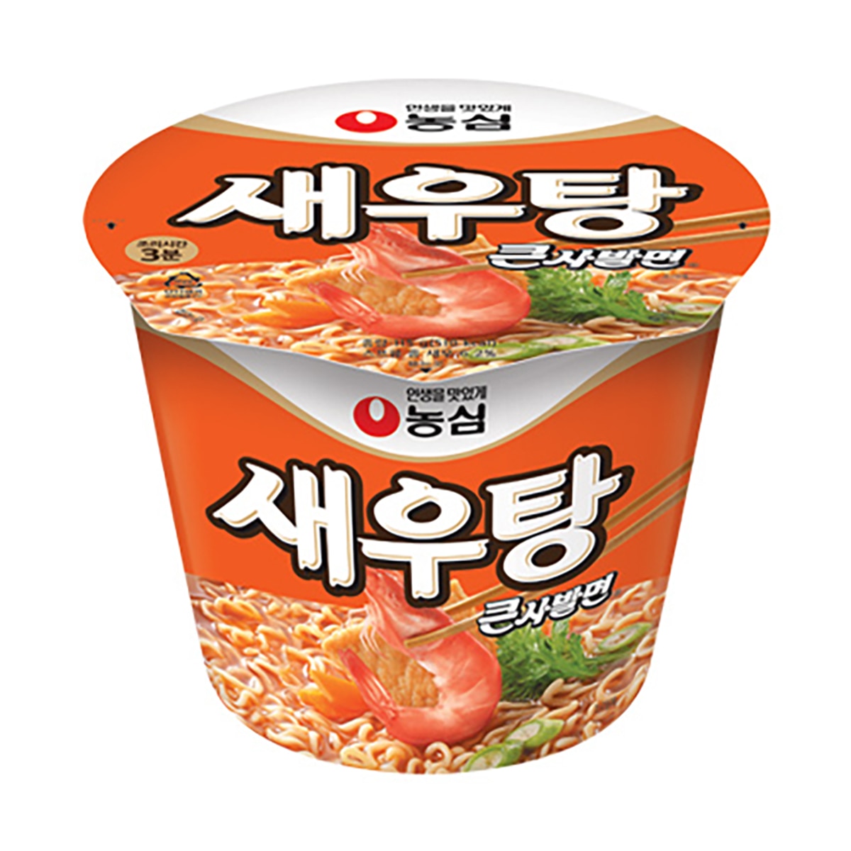 농심 새우탕 / 튀김우동 큰사발 115g x 8 / 111g x 8 농심 새우탕 / 튀김우동 큰사발 115g x 8 / 111g x 8