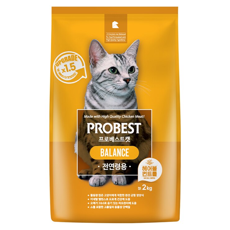 프로베스트캣 밸런스 고양이 사료 2kg x 2