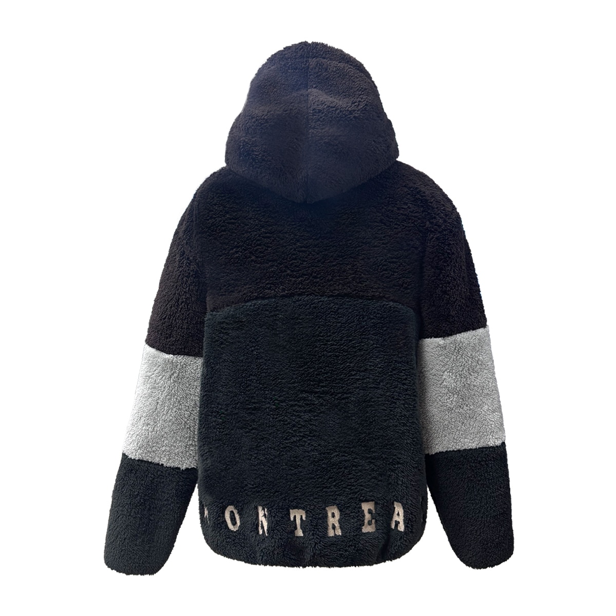 노이즈 성인 셰르파 후드 자켓 - 브라운