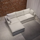 사트바 할로다운 양면 패브릭 소파 4인+ 스툴 사트바 할로다운 양면 패브릭 소파 4인+ 스툴