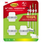 3M 코맨드 청소용 막대걸레 훅 3개