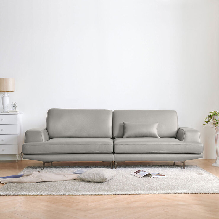 사트바 포지타노 이태리 통가죽 3인 소파