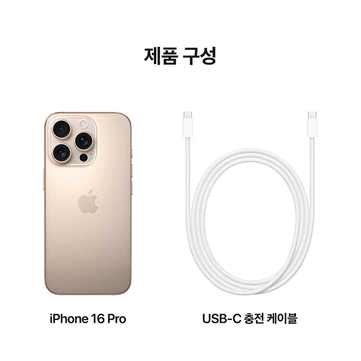 Apple 아이폰 16 프로 256GB 데저트 티타늄