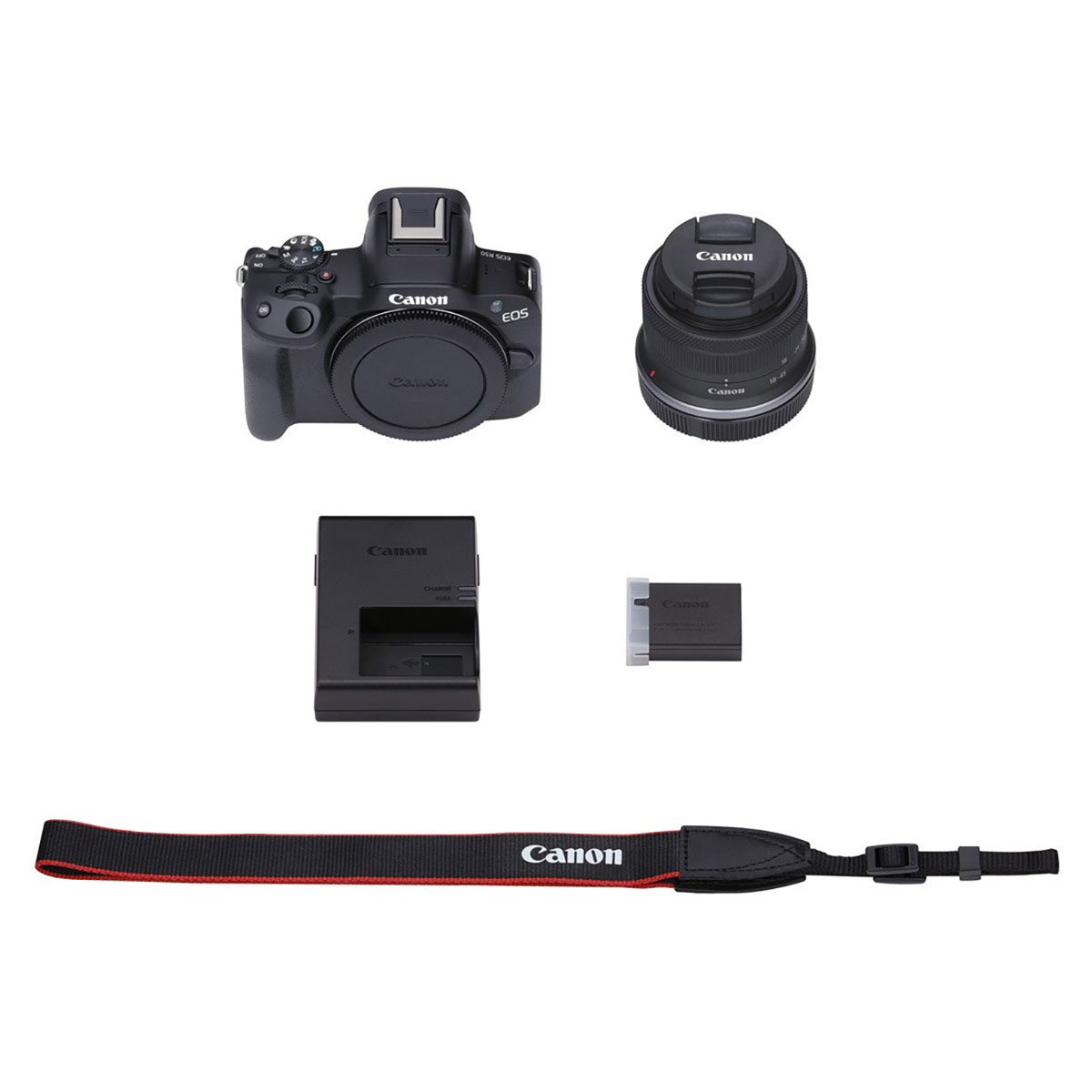 캐논 EOS R50 미러리스 카메라 ( 본체 + 18-45mm 렌즈 ) - 블랙
