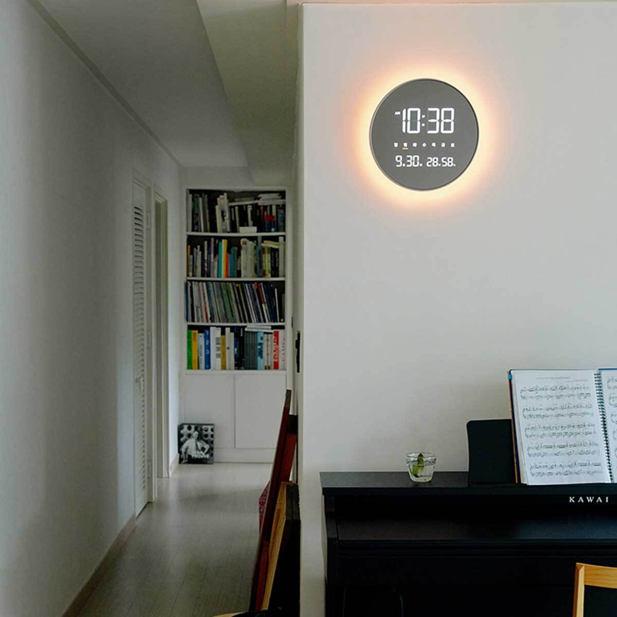 OWC 이클립스 스마트 무드등 LED WIFI 벽시계