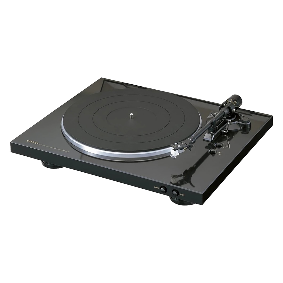 데논 DP-300F 턴테이블 - 블랙