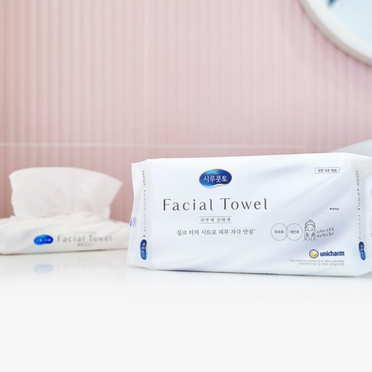 시루콧토 페이셜 타월 40매 X 5개입